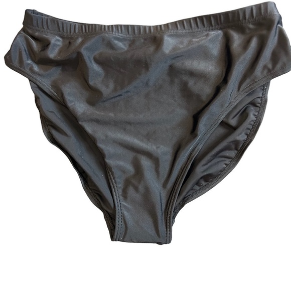 Christina Tankini Swimwear Bust Enhancer Black & Red Two Piece Swimsuit Sz. 12 - Picture 5 of 16